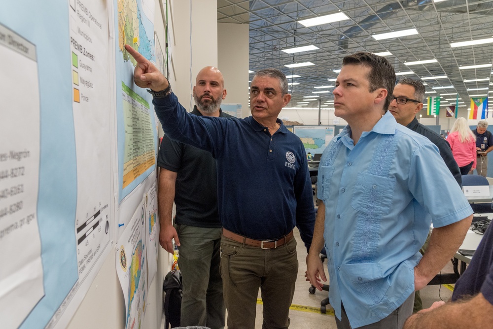 Rep. Boyle Visits FEMA Branch IV Following Quake