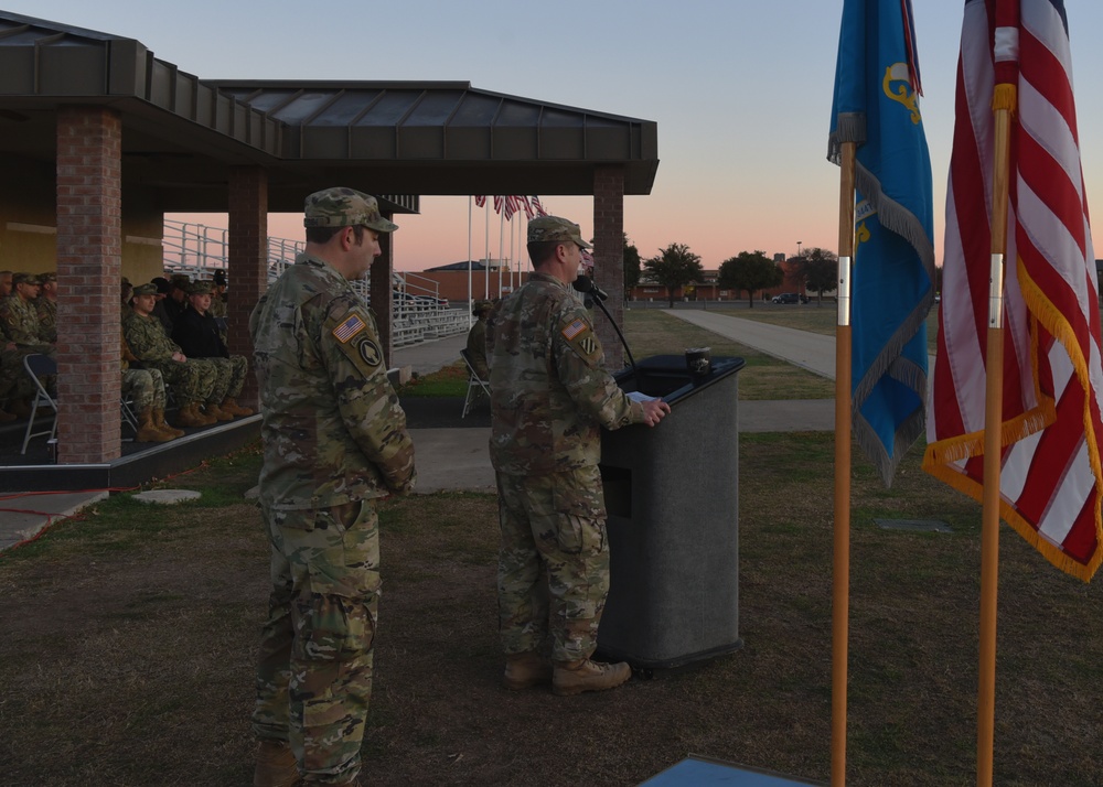 Army Activates 3rd company at Goodfellow