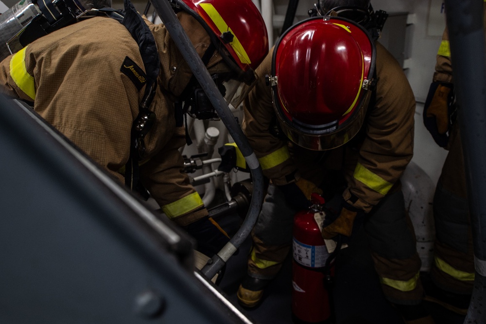 General Quarters Drill, USS Farragut