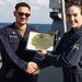 Reenlistment aboard USS Farragut