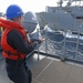 Blue Ridge Conducts Underway Replenishment with USNS Washington Chambers