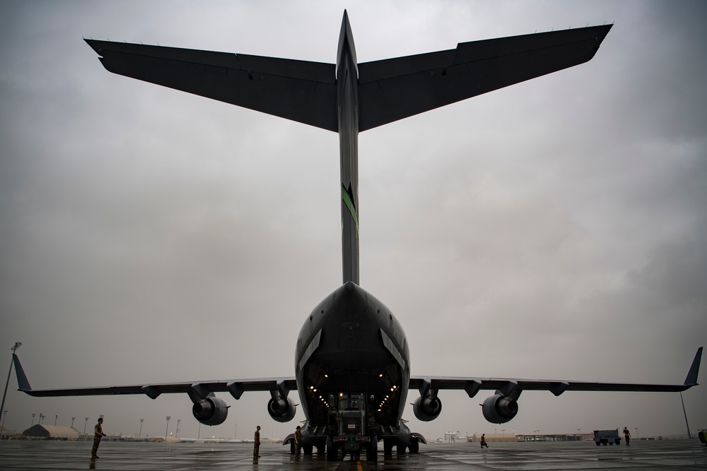 Deployed C-17 Globemaster III mission