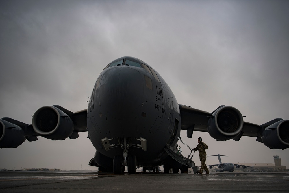 Deployed C-17 Globemaster III mission