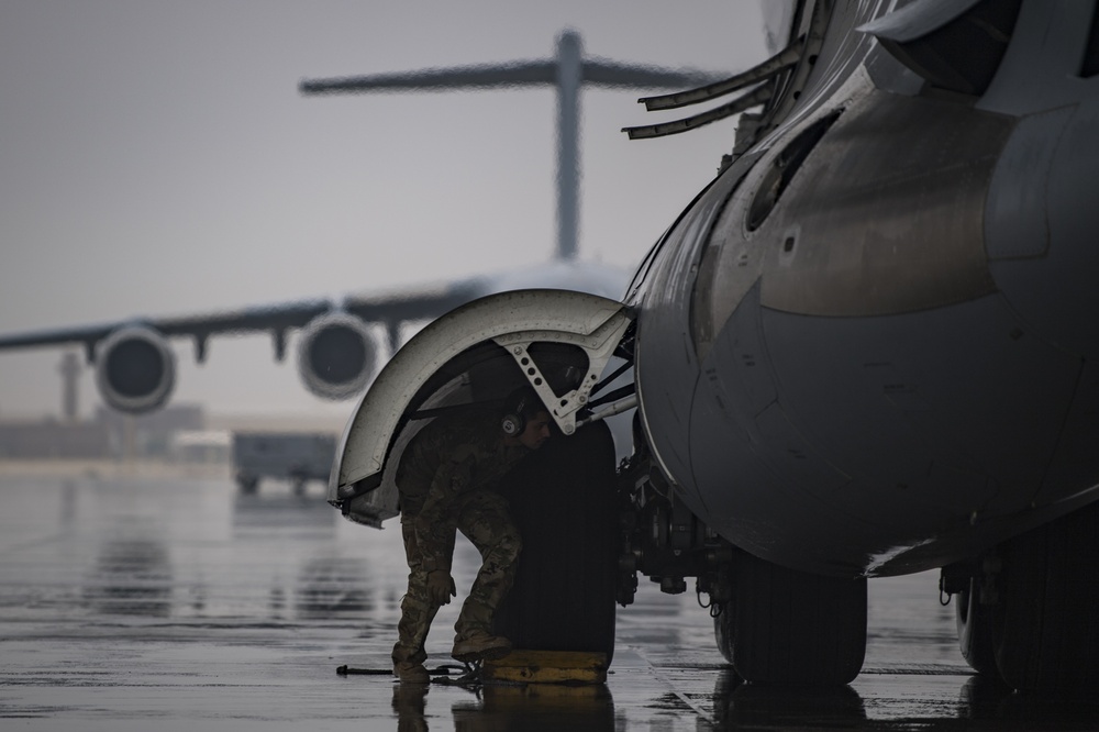 Deployed C-17 Globemaster III mission