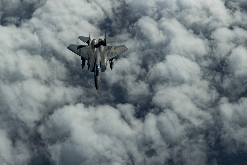 Deployed KC-10 refueling mission