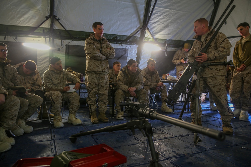 Headquarters Company, 4th Marine Regiment Conduct a Crew-Serve  Course