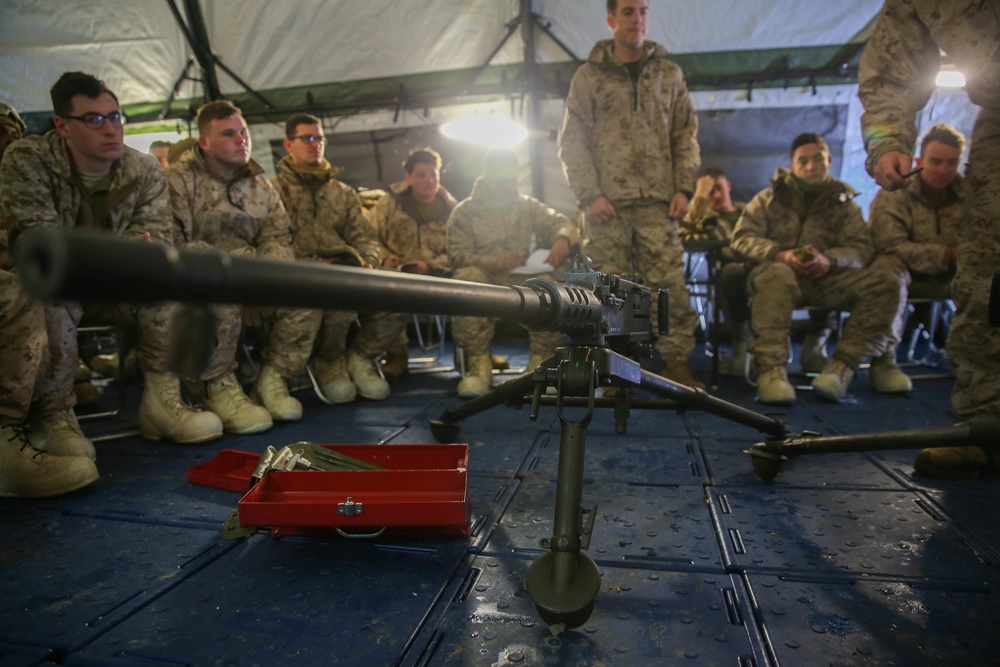 Headquarters Company, 4th Marine Regiment Conduct a Crew-Serve Course