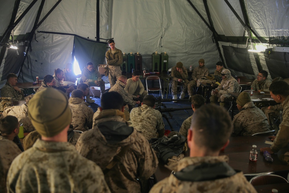 Headquarters Company, 4th Marine Regiment Conduct a Crew-Serve Course