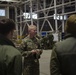 Maj. Gen. Paul J. Rock Jr. visits U.S. Marines with VMM-265 during Exercise Forest Light Western Army