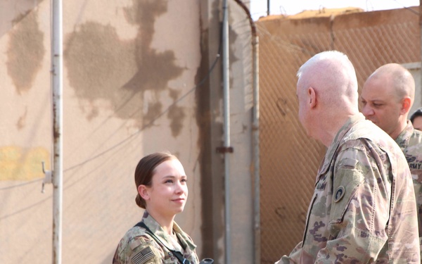 Maj. Gen. Sullivan Visit to Camp Taji