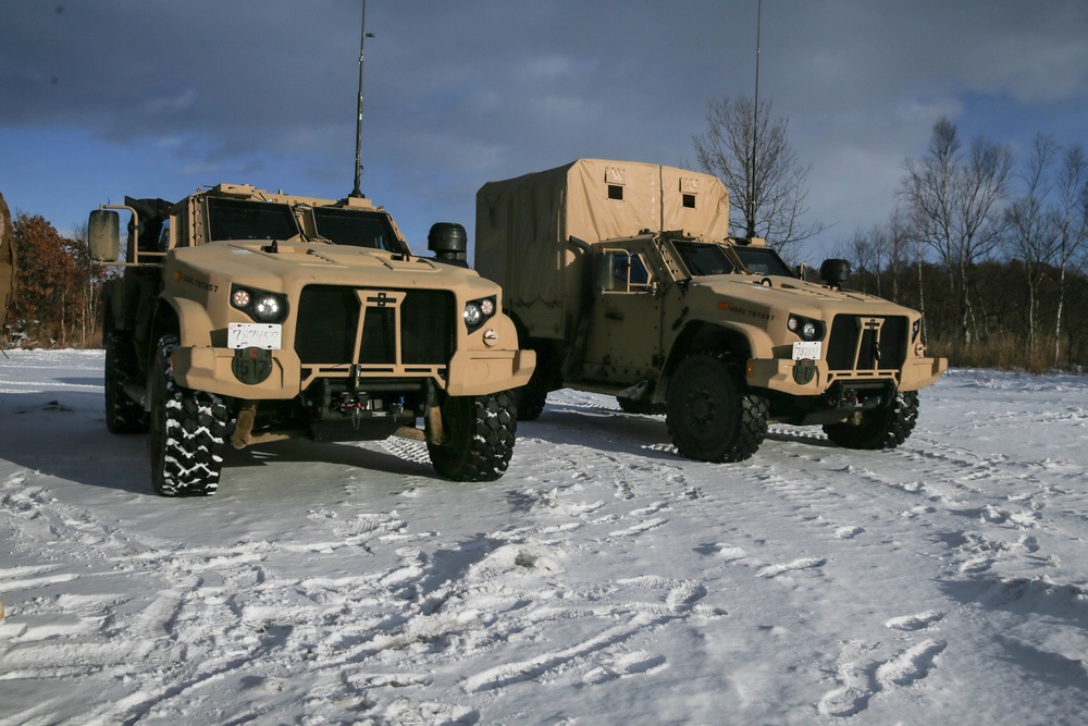 Motivated Motor Transportation Conduct a Weather Convoy at Northern Viper 2020