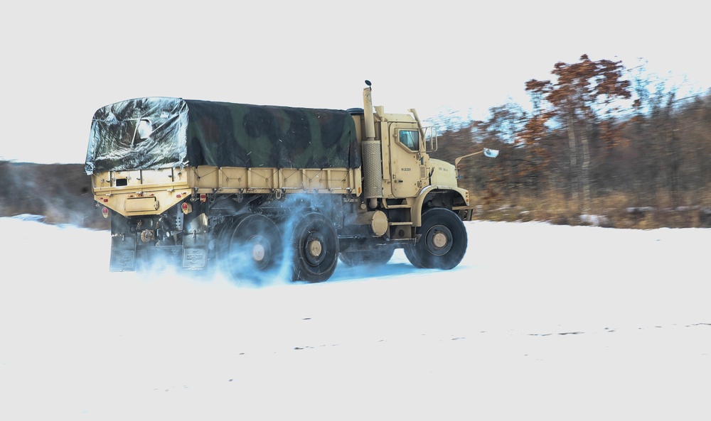 Motivated Motor Transportation Conduct a Weather Convoy at Northern Viper 2020