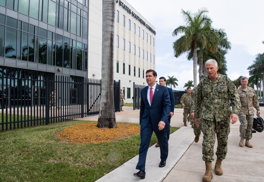 Dvids Images Secdef Esper Visits Southcom Image 2 Of 7