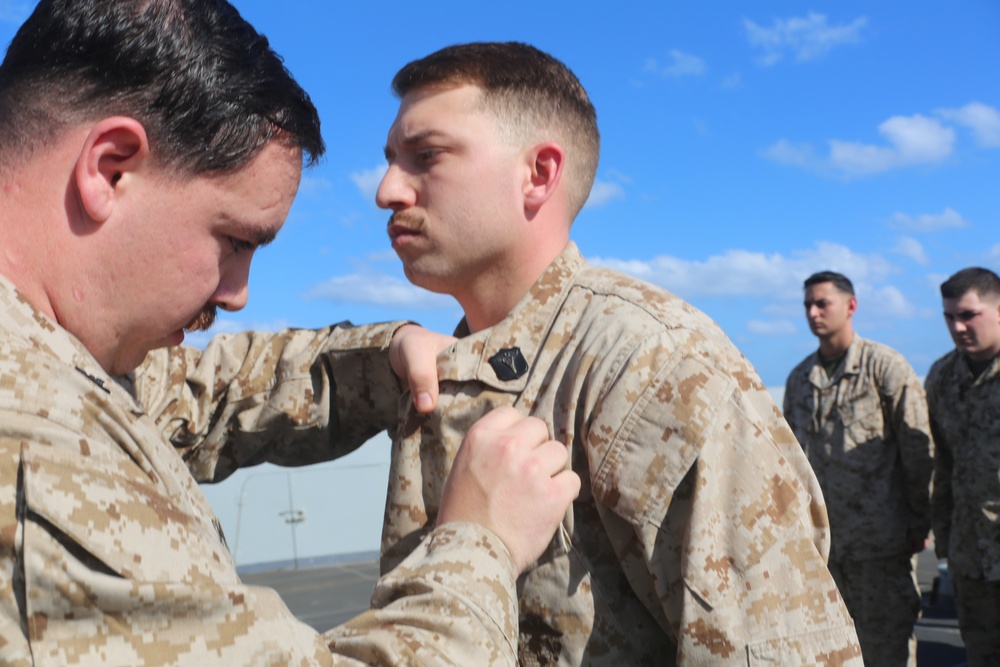 Fleet Marine Force Pinning