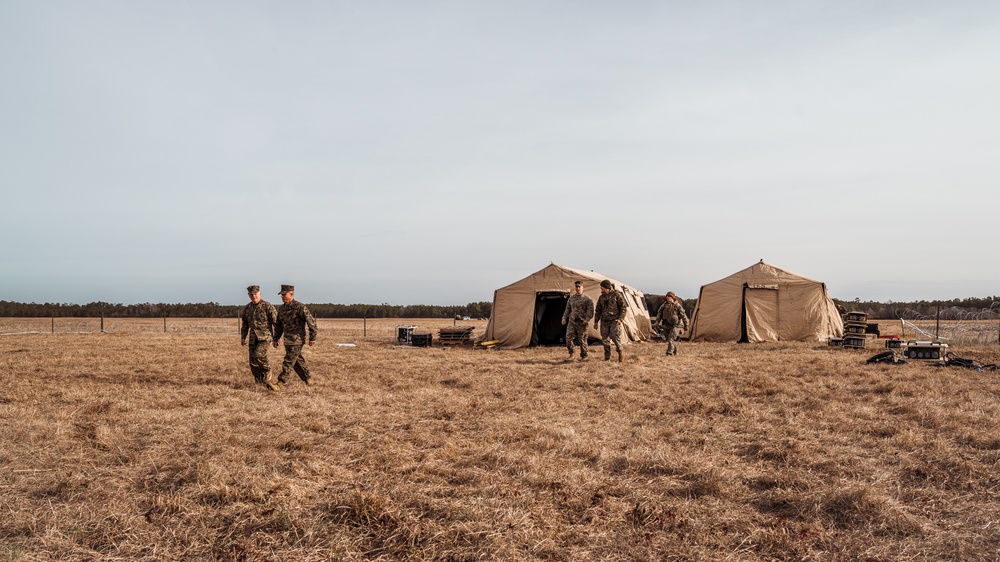 CLR 27 participates in CPX II on Camp Lejeune