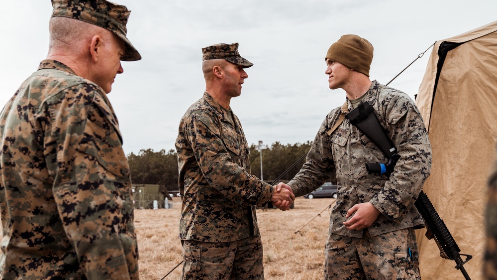 CLR 27 participates in CPX II on Camp Lejeune