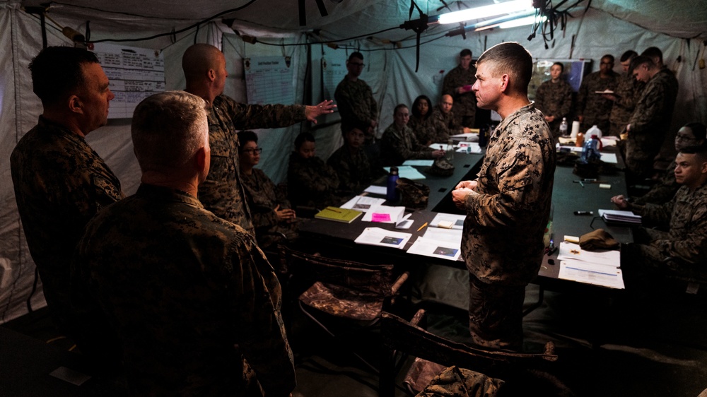 CLR 27 participates in CPX II on Camp Lejeune