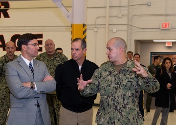 SecDef Esper Visits Naval Air Technical Training Center