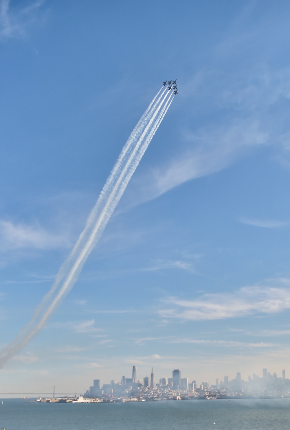 Blue Angels Fly at Fleet Week San Francisco