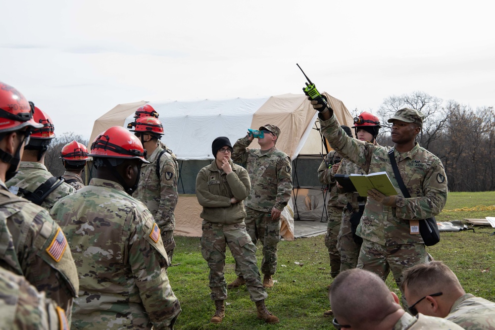 Platoon Leader Instructs Troops for Sudden Response 20 [2 of 2]