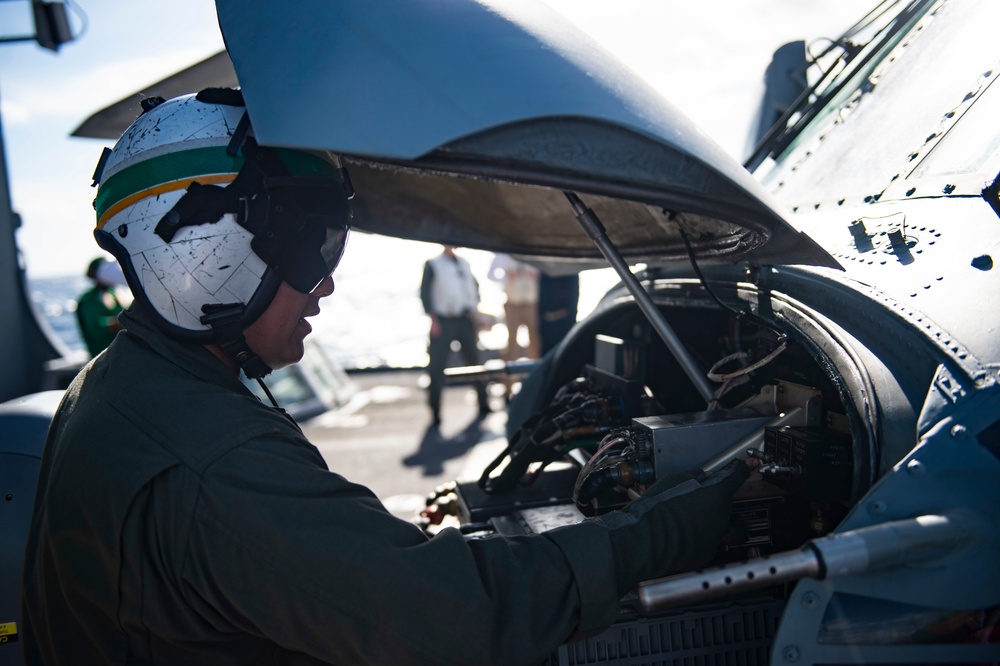 USS Vella Gulf Conducts Operations in the Atlantic Ocean