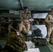 U.S Marines from 4th Marine Regiment Command Staff and Soldiers from JGSDF take part in a planning meeting during Northern Viper 2020