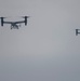 CV-22 Ospreys takeoff