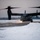 CV-22 Osprey snowy landing