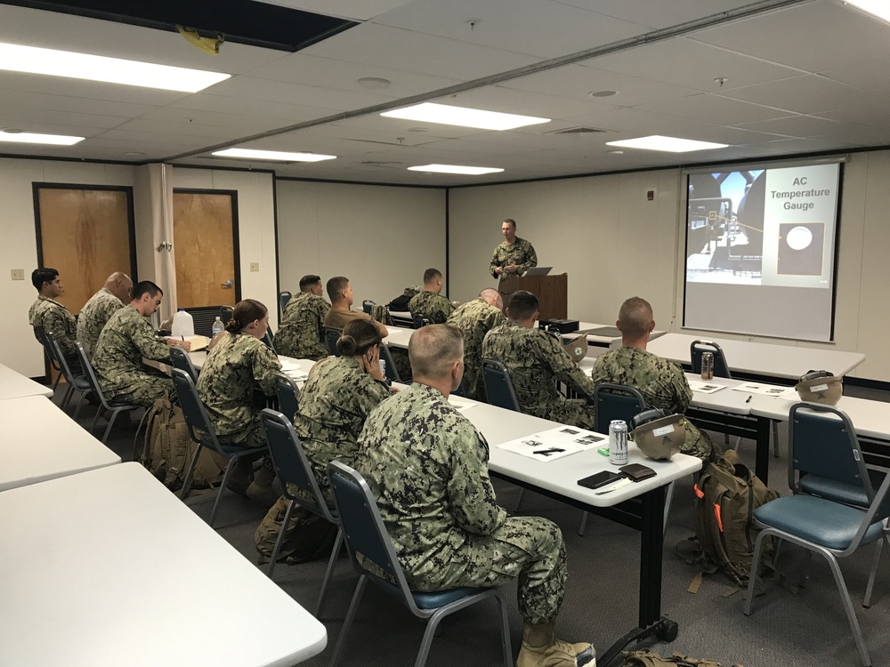 Seabees deployed with NMCB-5’s Detail Guam receive training