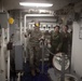 31st MEU Marines conduct egress training aboard the USS America