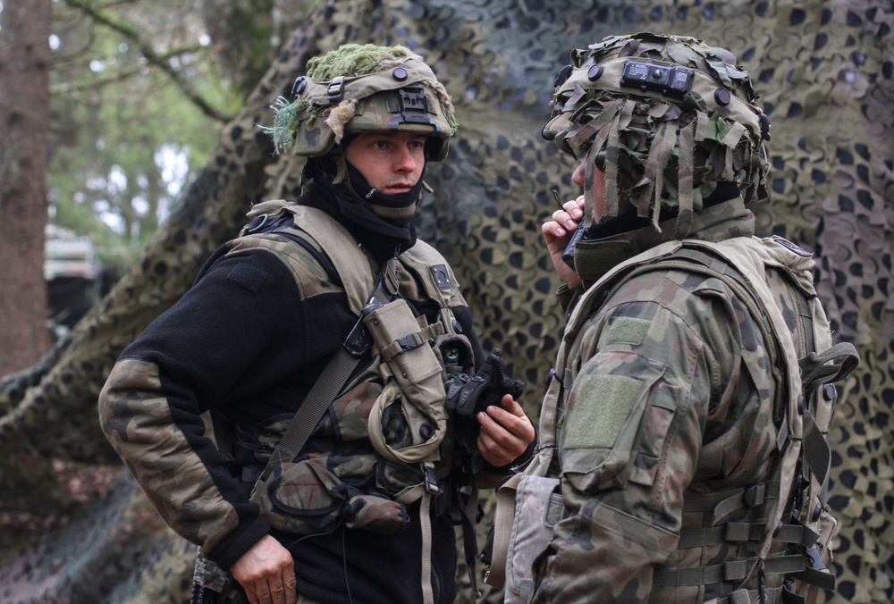 Polish Soldiers train with U.S. Soldiers