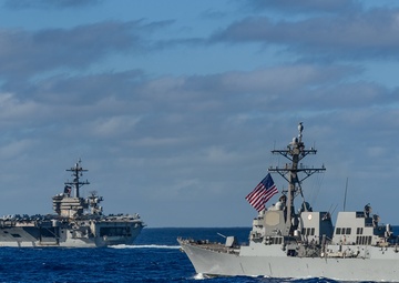 USS Theodore Roosevelt (CVN 71) &amp; Pinckney (DDG 91)