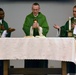 Most Rev. Bill Muhm, auxiliary bishop for the Roman Catholic Archdiocese for the Military Services U.S.A., visits Incirlik Air Base