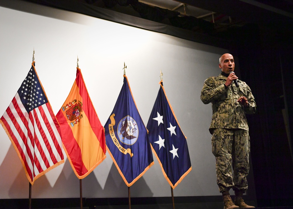 U.S. Naval Forces Europe-Africa Leadership Visits NAVSTA Rota