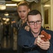 USS Normandy Sailors Execute Tactical Movements During Security Reaction Force Training