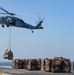 USS Harry S. Truman (CVN 75) conducts a replenishment-at-sea in the Arabian Sea