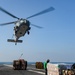 USS Harry S. Truman (CVN 75) conducts a replenishment-at-sea in the Arabian Sea