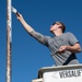 325th Maintenance Squadron restores school flag pole