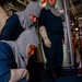 Sailors conduct simulated medical training