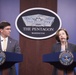 Mark Esper and Florence Parly Presser