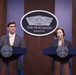 Mark Esper and Florence Parly Presser