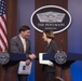 Mark Esper and Florence Parly Presser