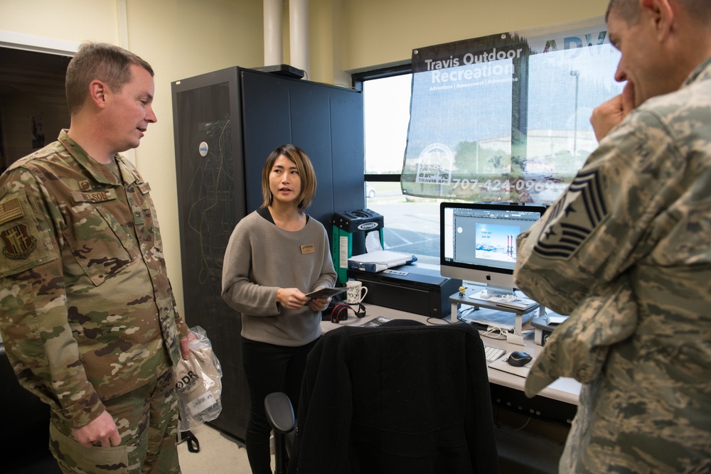 Leadership rounds at 60th Force Support Squadron services