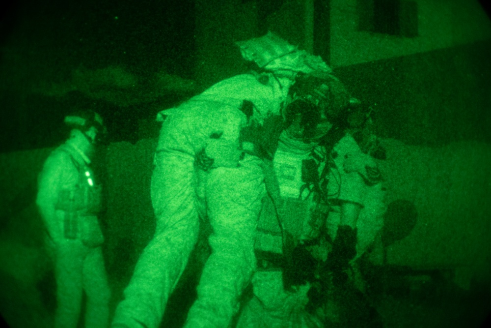 Creatures of the Night; 31st MEU MRF raid Bellows MOUT Town during RUTEX