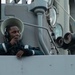 Sailor stands watch aboard USS Nimitz (CVN 68)