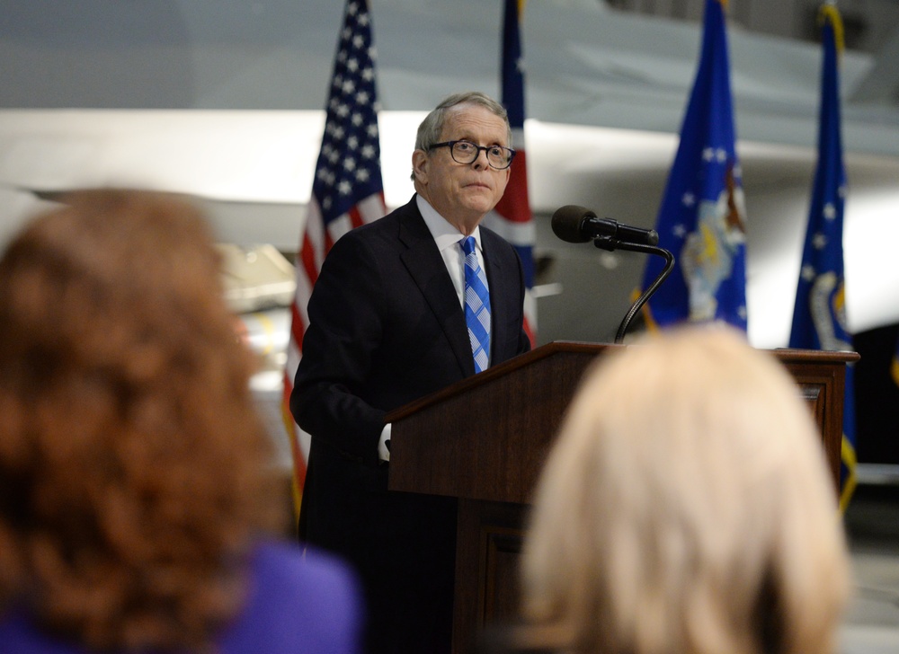 Ohio Gov. Mike DeWine Signs Bill Into Law at the NMUSAF