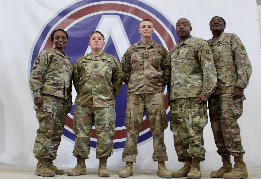 1188th Trans Bn Soldiers Graduate Basic Leader Course Graduation