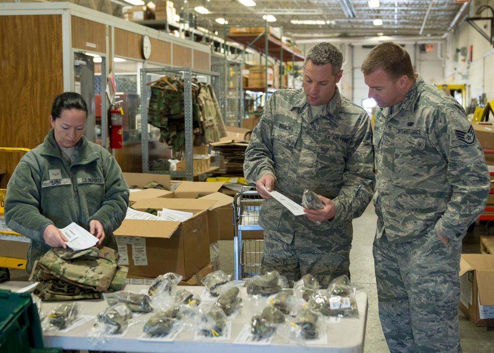 Processing New Operational Camouflage Pattern Uniforms