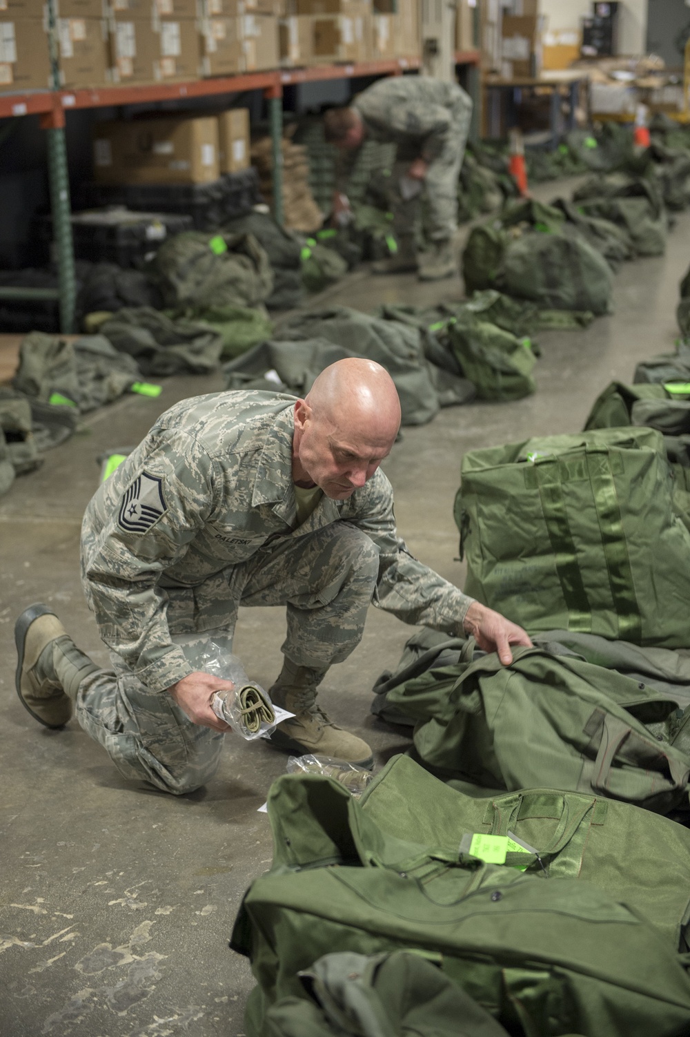 Processing New Operational Camouflage Pattern Uniforms