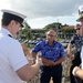 New Zealand ministry of defense delegation visits Coast Guard Cutter Kimball